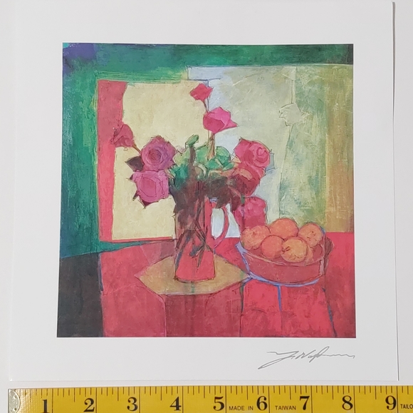 Yuval Wolfson "Breakfast Table" Seriolithograph - Picture 5 of 7